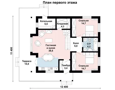 Заказать дизайн интерьера коттеджа создание проекта под ключ