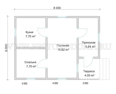 Дачный дом 6х8, планировка и проект дачного дома 6 на 8 метров