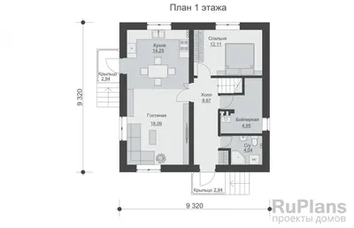 Проект: Двухэтажный дом 7 на 10. 120 м2 – цена, характеристики, комплектация