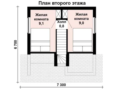 Проект: Двухэтажный дом из бруса 10х10м. 182 м2 – цена, характеристики,  комплектация