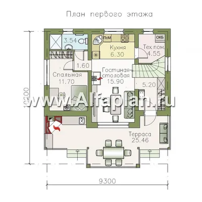 Проект двухэтажного дома с площадью до 200 кв м с мансардой