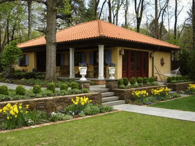 Красивый Дизайн Дворов Частного Дома: 160+ (Фото) Оформления | Ландшафтный  дизайн, Ландшафтный дизайн дворов, Дизайн двора