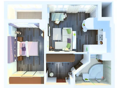Перепланировка квартиры в панельном доме в 2024 году