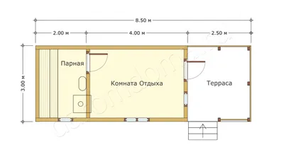 Небольшая банька в Мурманской области — 610000 руб.