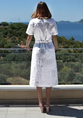 Выкройка платья в стиле сафари от Анастасии Корфиати
