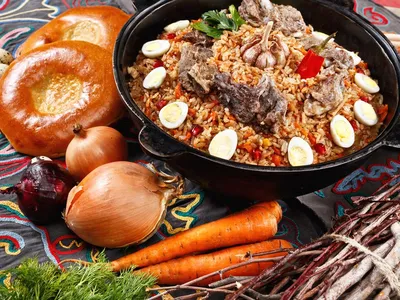 Ферганский плов из Узбекистана в казане рецепт с фото пошагово - 1000.menu