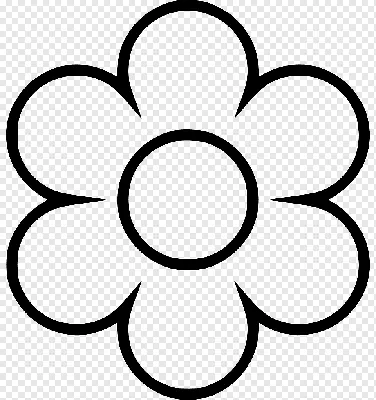 Черно-белый цветок, символ, провод, черно-белый, Круг, линия, площадь,  симметрия, площадь, черный, Черное и белое png | PNGWing