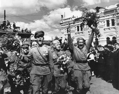 8 мая 1945 года. Тель-Авив. Празднование победы над Германией | Пикабу