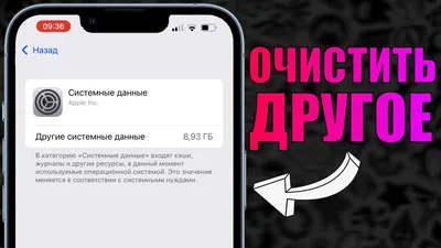 Другое на iPhone! Как очистить Другое или Системные Данные на iOS? Удаляем  системные данные с iPhone - YouTube