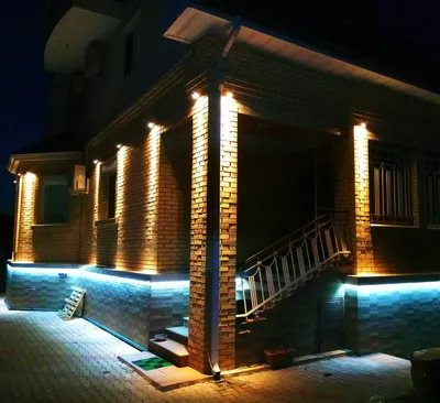 Подсветка деревянного дома - функции, системы подсветки, оригинальные идеи
