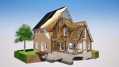 Технология строительства каркасного дома