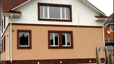 Отделка фасадов домов «короедом» (наружная) по доступной цене