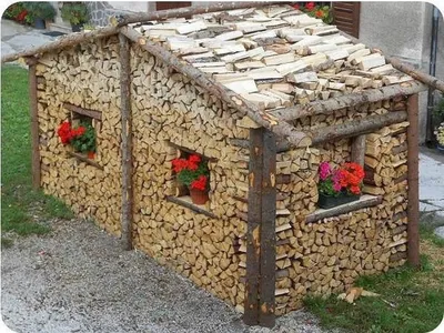 Как хранить дрова: хранение колотых дров на даче, фото - Agro-Market