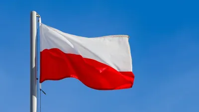 Large flag map of Poland | Poland | Europe | Mapsland | Maps of the World