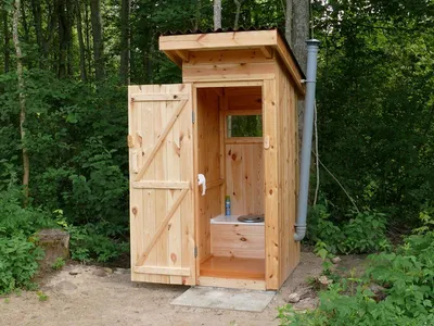 Где можно купить готовый деревянный туалет для дачи - \"Комфорт+\"