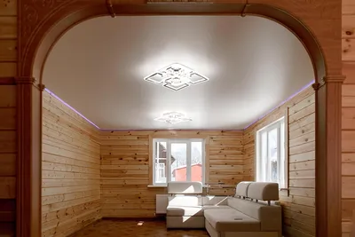 Установка натяжных потолков в частном доме в Москве, купить натяжные потолки  в загородный дом