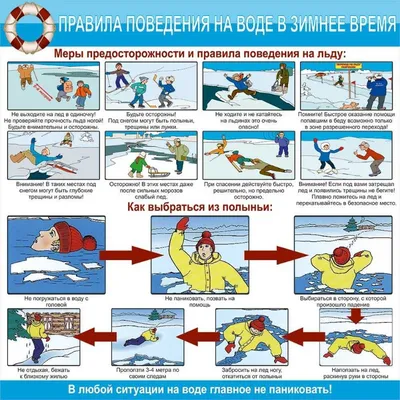 Безопасность детей на водных объектах в осенне -зимний период | № 30  \"Незабудка\"