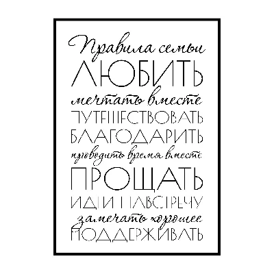 Постер на натуральном холсте \"Правила нашего дома\", 40х60 см / Правила дома  / Картина в подарок / Подарок для дома | AliExpress