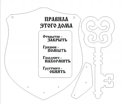 Плакат - \"Правила нашего дома\" - купить для подарка, цена в  интернет-магазине Dreams