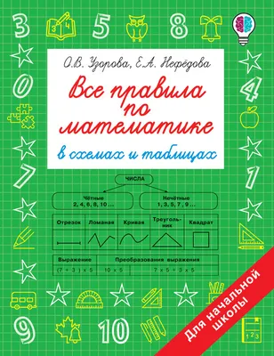 Все правила по математике в схемах и таблицах. Для начальной школы, Узорова  О.В - купить книгу по низким ценам с доставкой | Интернет-магазин «Белый  кролик»