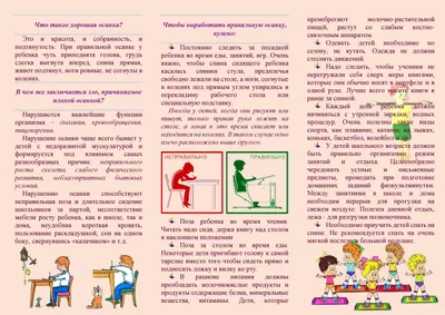 КОМПЛЕКС УПРАЖНЕНИЙ ДЛЯ ФОРМИРОВАНИЯ НАВЫКА ПРАВИЛЬНОЙ ОСАНКИ