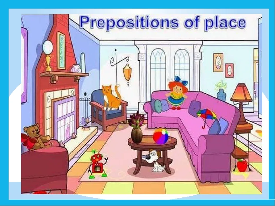 Are there two in flat. Prepositions of place на английском. Тема prepositions of place. Предлоги place. Prepositions of place картинки для описания.