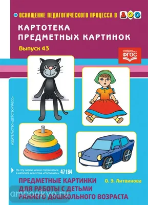 Картотека предметных картинок. Выпуск 43. Предметные картинки для работы с  детьми раннего дошкольного возраста (Детство-Пресс) | Демонстрационный  материал. Окружающий мир. Купить в Санкт-Петербурге