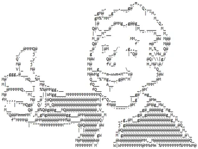 Преобразование черно-белых изображений в ASCII-графику при помощи  неотрицательного матричного разложения / Хабр