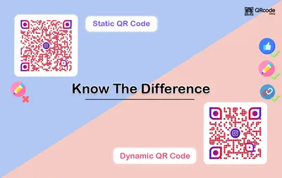 В чем разница между статическими и динамическими QR-кодами? - Бесплатный  генератор QR-кодов онлайн