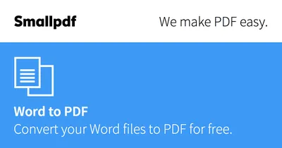 Word в PDF | Конвертировать документы в PDF онлайн бесплатно