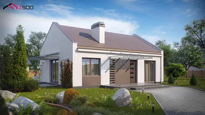 Красивый, просторный и современный проект загородного дома прямоугольной  формы для большой семьи | Строим коттеджи со Stone-wood-house | Дзен