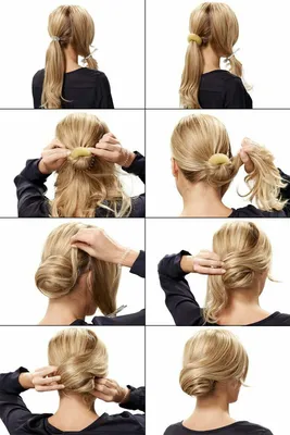 Как сделать прическу самой себе: инструкции с пошаговыми фото | Уроки по  укладке волос, Прически 2015, Плетеные прически