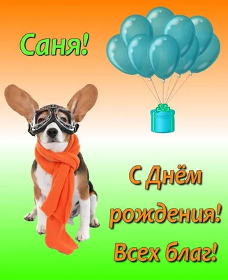 Праздничная, прикольная, мужская открытка с днём рождения Александру - С  любовью, Mine-Chips.ru