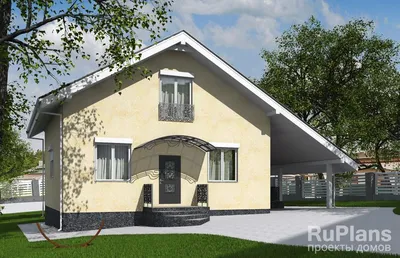 Проект одноэтажного дома с мансардой и гаражом Vg2266 в Добрянке - Пермская  область