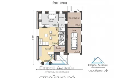 Проект дома 14-12 площадь 365.9 м2 каркасный, двухэтажный с мансардой, с  цокольным этажом : цена, каталог, фото, планировки, строительство