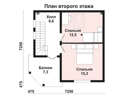 Авторский белорусский проект 110 двухэтажного дома 10 на 12 с гаражом