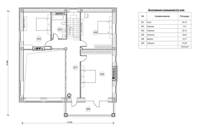 Проект двухэтажного дома из газобетона № 57-26 в стиле хай-тек | каталог  Проекты коттеджей