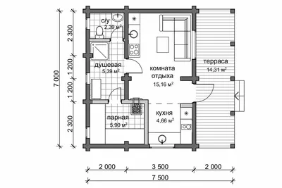 Барнхаус 6 на 9 с полуторным этажом дом площадью 123 м2, цена от 1850000 ₽  в СПб