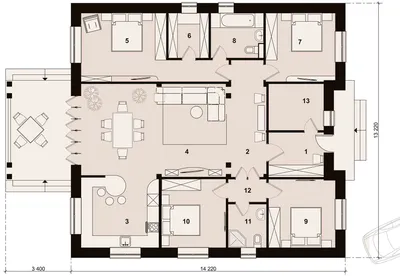 Топ 5 лучших одноэтажных домов с тремя спальнями от Стройпрогресс31 -  YouTube