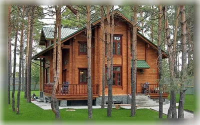 Проекты деревянных домов: каталог, цены | Одноэтажные деревянные дома.
