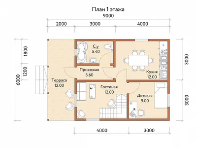 Проект дома из клееного бруса АСД-Норвегия - 200м2, фото, план, цена. |  Строительство домов под ключ в Москве и Московской области «Арт Строй  Дизайн»