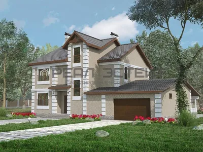 Проект дома «Реал КД-225» 11х12 м, площадь 225 кв.м, цена