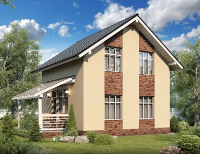 Разбор проекта дома АККОРД площадью 182 кв.метра с реальными фото дома |  Строительство каркасных и СИП домов | Дзен