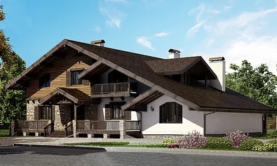 Проектирование экстерьера, разработка 3D планов 2 многоквартирных домов в  г. Штейн (Германия)