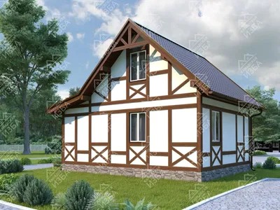 Деревянные Дома в Германии клееный брус