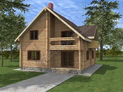 Проект дома «ЮРЬЕВ-ПОЛЬСКИЙ» — Строительство домов из СИП панелей и  каркасной технологии «под ключ».