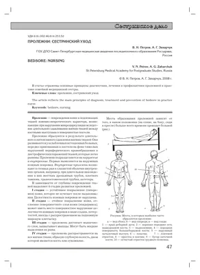 Профилактика и лечение пролежней