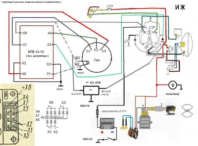 иж юпитер 5 проводка фото