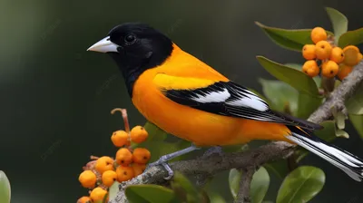 Китайская иволга Oriolus chinensis – Птицы Дальнего Востока