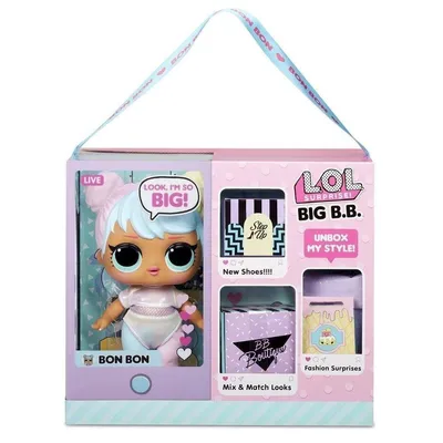 Большой пупс L.O.L. Surprise Big Baby Bon Bon (упаковка повреждена) -  купить по выгодной цене | Лоломания - оригинальные куклы из США